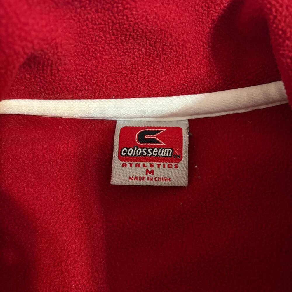 Arkansas Razorbacks Full-Zip Fleece Vest Red - Picture 4 of 6